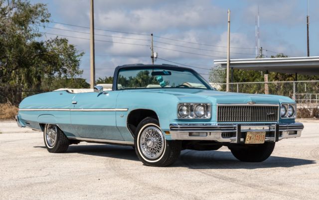 1975 Chevrolet Caprice Classic Convertible - Cold AC - 67,566 Original Miles 1975 Chevrolet Caprice Classic
