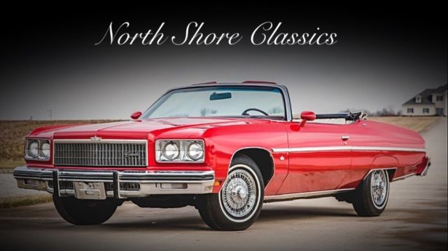 1975 Chevrolet Caprice Classic, Red with 66,245 Miles available now! 1975 Chevrolet Caprice -CLEARANCE PRICE-CONVERTIBLE-1 OF 8349-PS PB PW PT