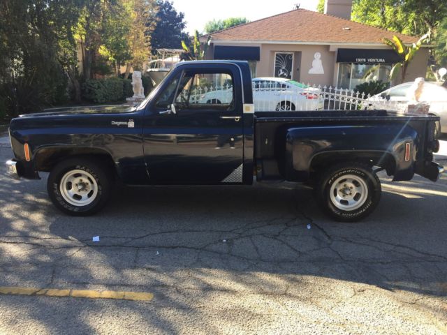 1975 chevrolet cheyenne stepside C-10 4 speed stick granny gear 6 cy 74-76 1975 Chevrolet C-10 cheyenne short box