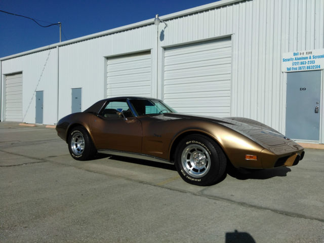 1975 CHEVROLET CORVETTE CONV. 4-SPEED RARE 1 YR. ONLY COLOR, BOTH TOPS 1975 Chevrolet Corvette CORVETTE CONV.