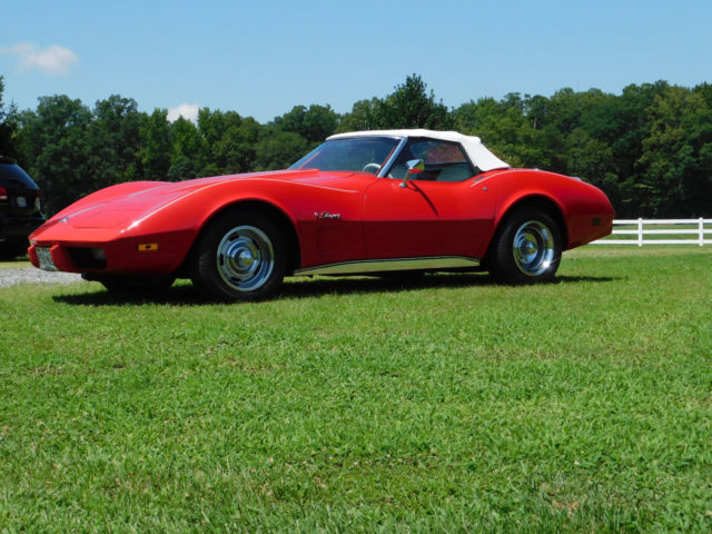 1975 Chevrolet Corvette Conv. w/Hardtp, #'s Match, A/C, Auto, Ex. Con.(video) 1975 Chevrolet Corvette Convertible, Calif. Ed.