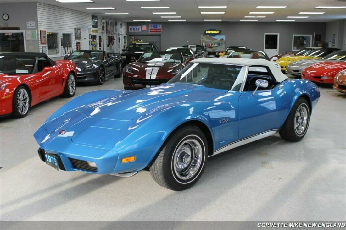 1975 Chevrolet Corvette Convertible L82 Every Option Low Miles 1975 Chevrolet Corvette Convertible