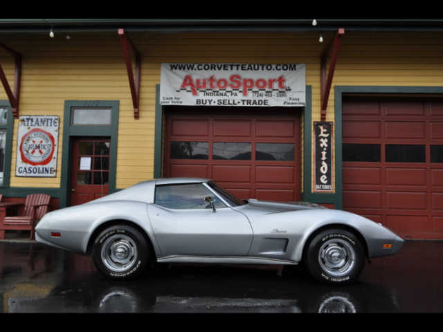 1975 Chevrolet Corvette Original #'s Matching Silver/Red Coupe 78717 Miles Silve 1975 Chevrolet Corvette Original #'s Matching Silver/Red Coupe