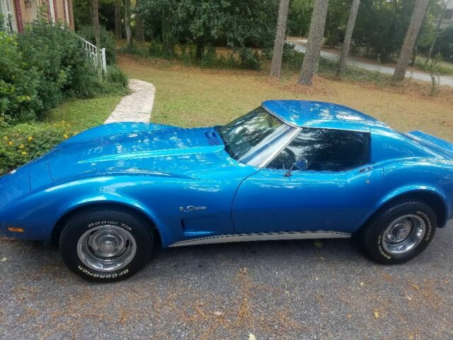 1975 Chevrolet Corvette Stingray Blue Automatic L82 Package 1975 Chevrolet Corvette