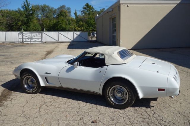 1975 Chevrolet Corvette -WHITE ON WHITE CONVERTIBLE SUMMER FUN- SEE VIDEO - photo 13