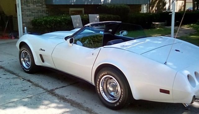 1975 Chevrolet Corvette -WHITE ON WHITE CONVERTIBLE SUMMER FUN- SEE VIDEO - photo 4