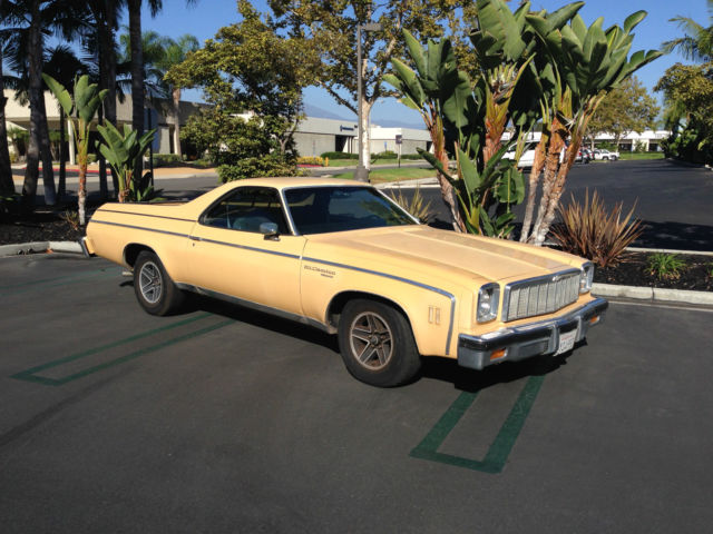 1975 Chevrolet El Camino CA Car 400 SB AT No Rot Drive or finish your way. SS 1975 Chevrolet El Camino Coupe