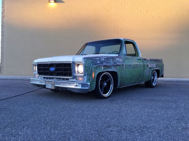 1975 Chevy C-10 Scottsdale 5/7 Drop Soild Ride 1975 Chevrolet C-10 Scottsdale