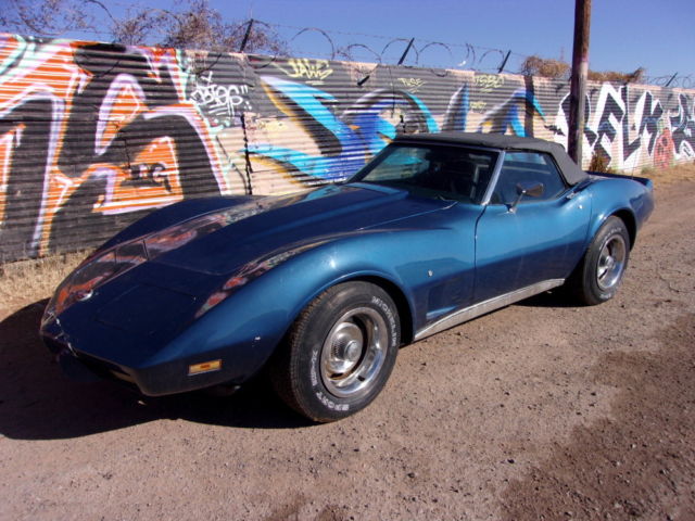 1975 Chevy Corvette Convertible Number Matching 350 4-Speed, P/S,P/B,A/C,TILT 1975 Chevrolet Corvette