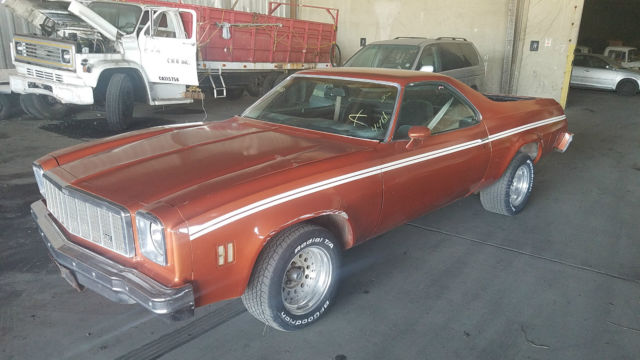 1975 Chevy El Camino SS California car - See video of it running and driving. 1975 Chevrolet El Camino