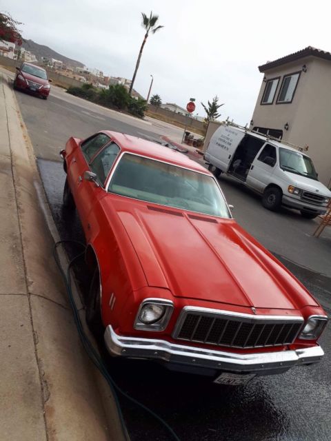 1975 Chevy Malibu Classic Chenille Emergency came up must sell 1975 Chevrolet Malibu