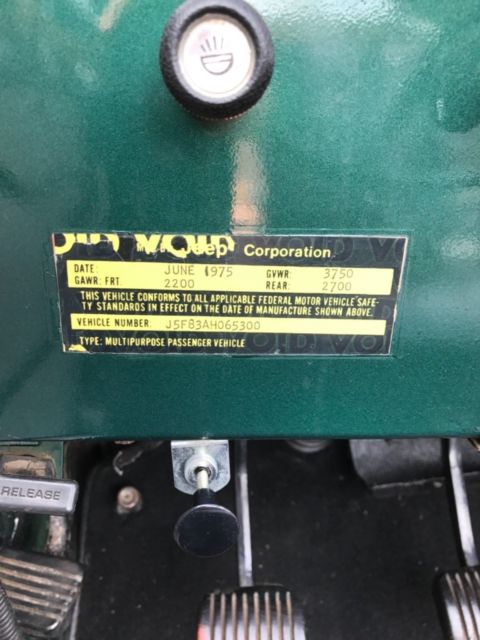 1975 Jeep CJ - photo 4