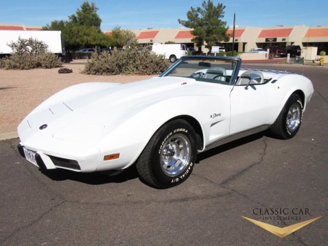 1975 Corvette Convertible L-48 - #'s Matching - 4-Spd - A/C - 41K Orig Miles! 1975 Chevrolet Corvette Convertible