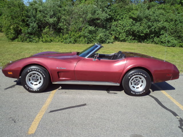 1975 CORVETTE CONVERTIBLE WITH 19,797 ORIGINAL MILES 350 SPEED WITH FACTORY AIR 1975 Chevrolet Corvette SIMILAR TO 1970 OR 1971 OR 1972 OR 1973 OR 1974