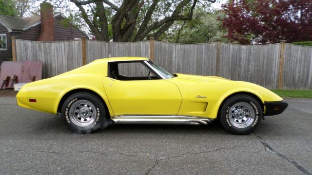 1975 CORVETTE L48 350 ORIGINAL, MATCHING NUMBERS. 4 SPEED, SIDE PIPES! 4 SPD! 1975 Chevrolet Corvette 4 SPEED