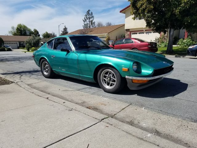 1975 Datsun 280z 5 Speed Emerald Green L28ET Turbo Swap Megasquirt 1975 Datsun Z-Series 280z