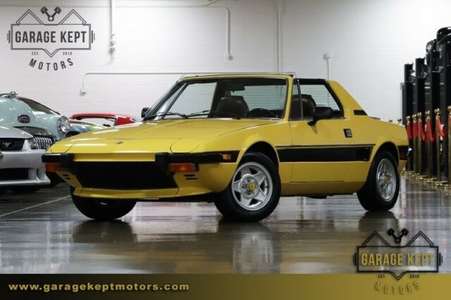 1975 Fiat X1/9 California Yellow Coupe 1.3L 4-Cylinder 40,223 Miles 1975 Fiat X1/9 --