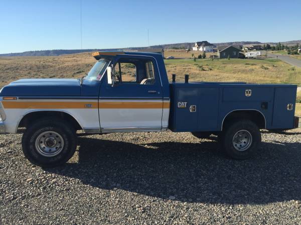 1975 Ford F-100 4x4 Service Body 1975 Ford F-100 XLT