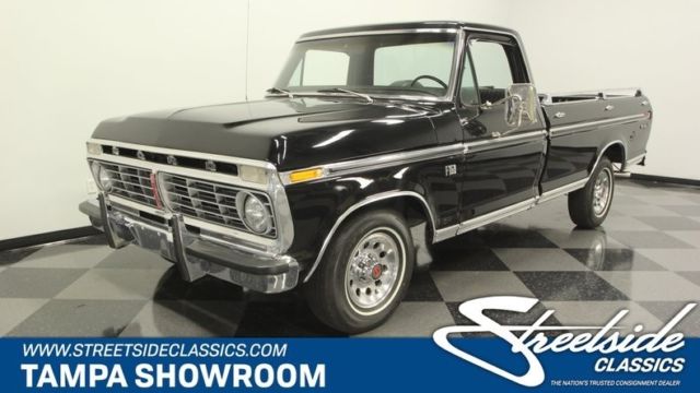 1975 Ford F-150 Ranger XLT Pickup Truck 460 V8 3 Speed Automatic Classic Vintage 1975 Ford F-150 Ranger XLT