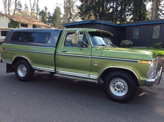 1975 Ford F-250 3/4ton Ranger XLT Camper special 460 4BBL Automatic A/C Tow Pkg 1975 Ford F-250 Ranger XLT Standard Cab Pickup camper special
