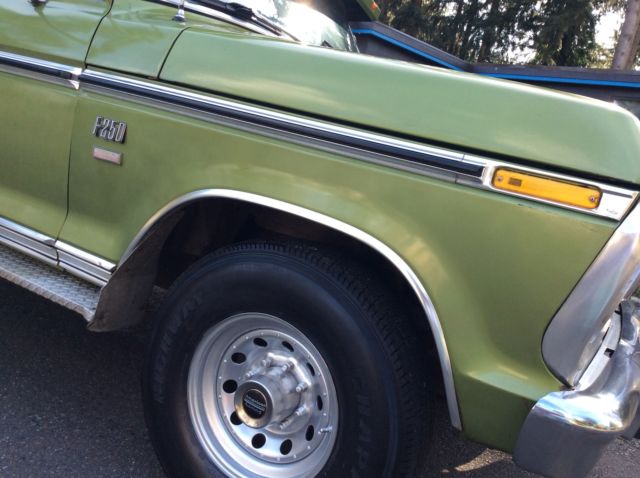 1975 Ford F-250 Ranger XLT Standard Cab Pickup camper special - photo 12