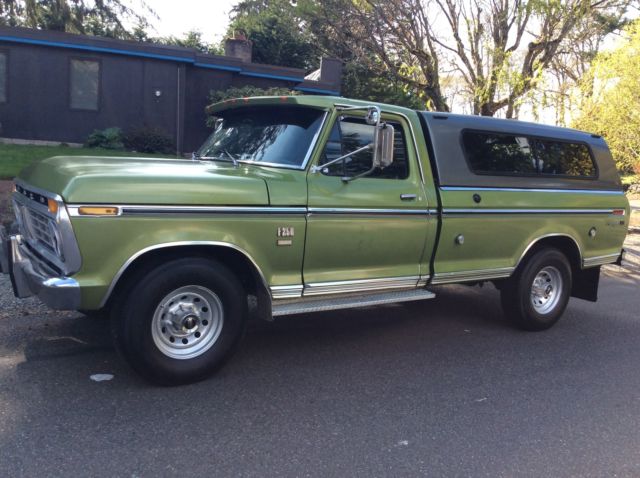1975 Ford F-250 Ranger XLT Standard Cab Pickup camper special - photo 2