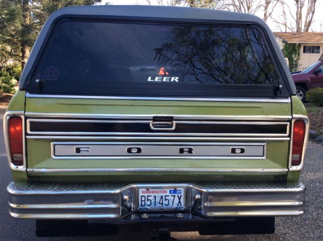 1975 Ford F-250 Ranger XLT Standard Cab Pickup camper special - photo 7