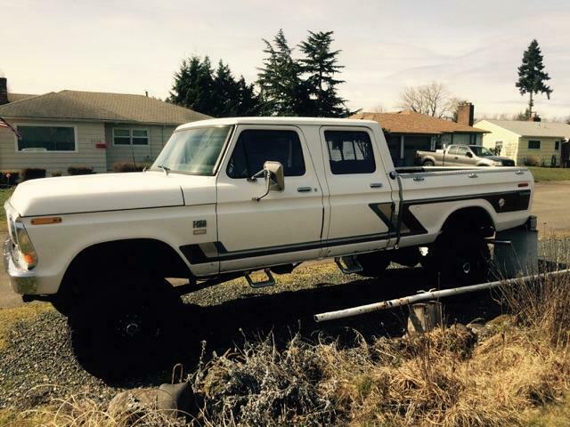1975 Ford F250 CREW CAB 4X4 HIGHBOY rare classic 460 v8 1975 Ford F-250 Custom
