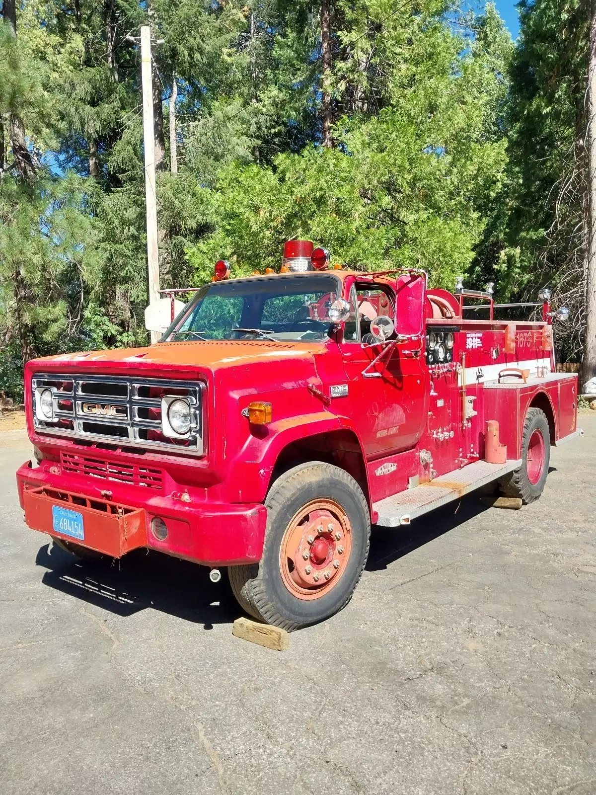 1975 GMC Pickup Red firetruck 1975 GMC Pickup firetruck