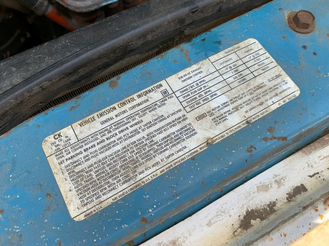 1975 GMC Vandura G10 Short Van Patina Original Survivor G10 - photo 11
