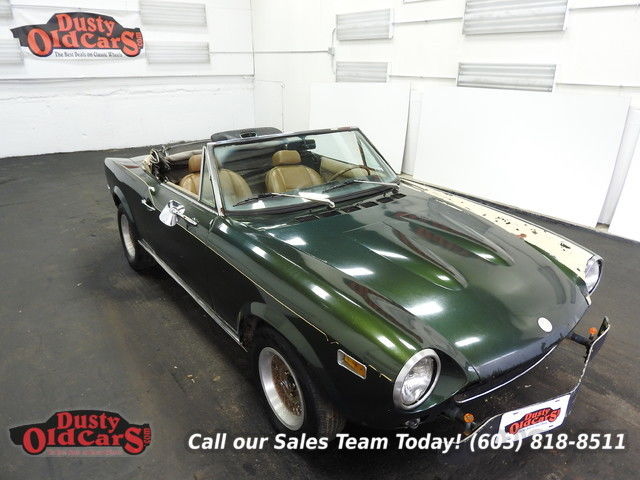 1975 Green Runs Yard Drives Body Int Good 1.8L I4 5 spd! 1975 Fiat 124 Runs Yard Drives Body Int Good 1.8L I4 5 spd
