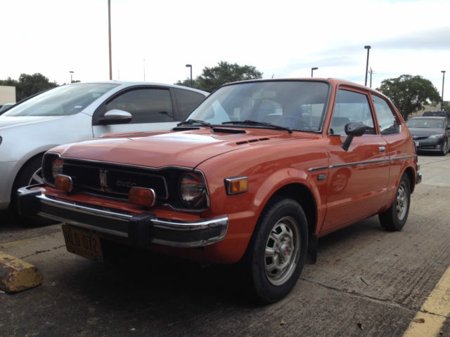 1975 Honda CVCC Civic 2-Door Hatchback - ALL ORIGINAL - Excellent Condition 1975 Honda Civic CVCC 2-Door Hatchback