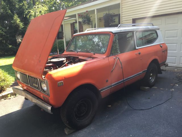 1975 International Harvester Scout II XLC Sport Utility 2-Door 5.6L 1975 International Harvester Scout