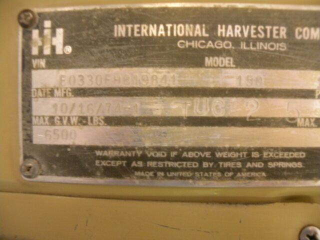 1975 International Harvester 150 - photo 9