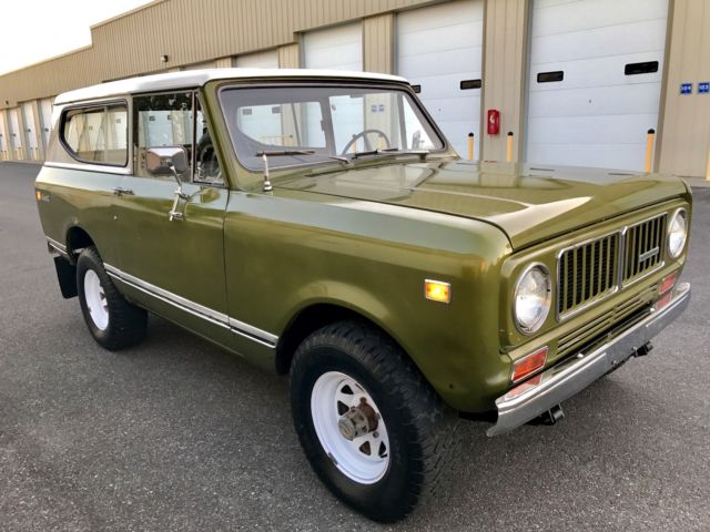 1975 International Scout II All Original Survivor Uncut w/ 304 V8 3 Speed Manual 1975 International Harvester Scout II Unmolested Survivor All Original V8 3 SPD