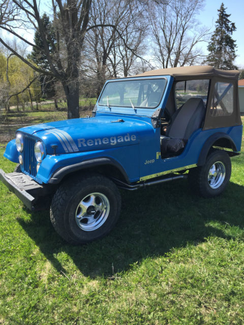 1975 Jeep C J5 Renegade With FiberGlass Body 1975 Jeep CJ Renegade