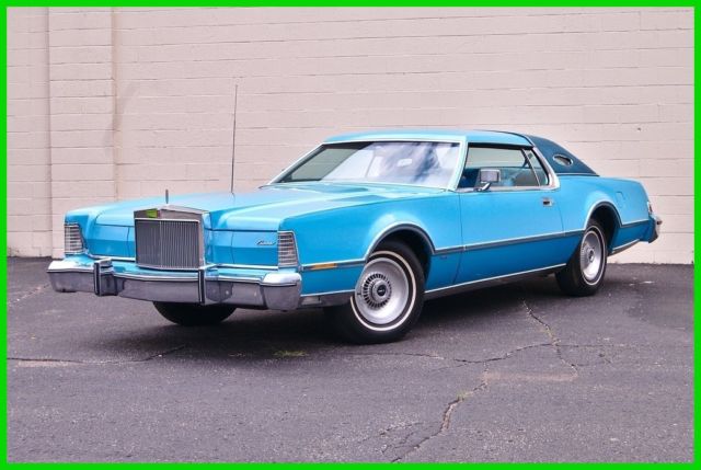 1975 Lincoln Continental Mark IV Coupe - 32k Miles - Only 2 owners - NO RESERVE 1975 Lincoln Continental Mark IV - Blue Diamond Luxury Group Edition