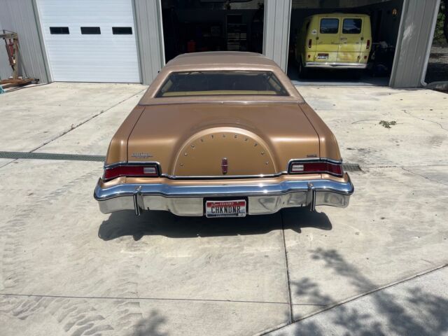 1975 Lincoln Continental Sedan Brown RWD Automatic Gold Edition 1975 Lincoln Continental Gold Edition