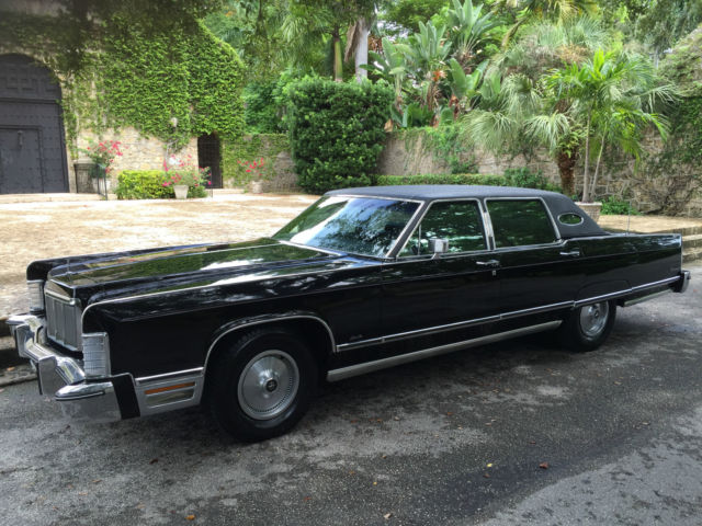 1975 Lincoln Continental Triple Black 1975 Lincoln Continental Town Car