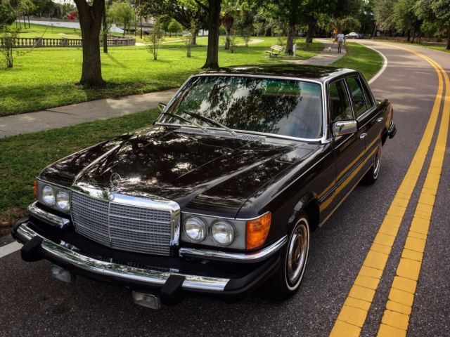 1975 Mercedes 280S W116 in Dark Tobacco Brown, 69k, A/C, BECKER Europa, gorgeous 1975 Mercedes-Benz S-Class W116 in DB 423 Dark Tobacco Brown w. 69k miles