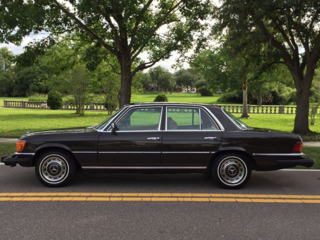 1975 Mercedes-Benz S-Class W116 in DB 423 Dark Tobacco Brown w. 69k miles - photo 2