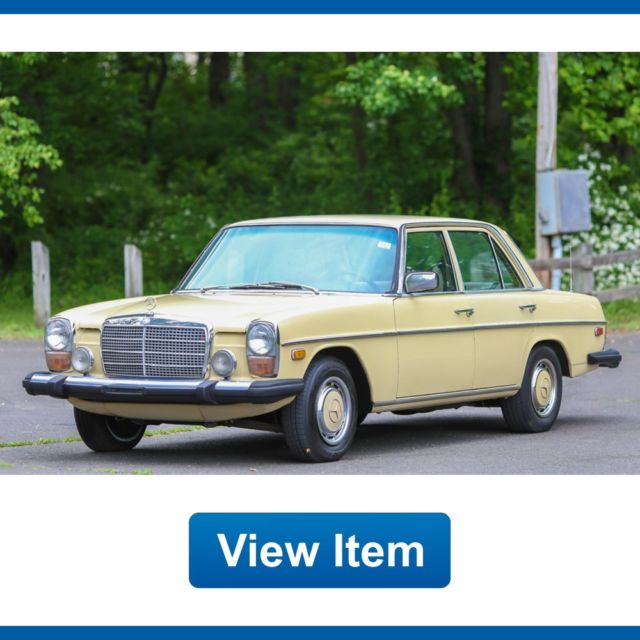 1975 Mercedes 300D Super Rare Collectible W115.114 California Car Serviced! 1976 Mercedes-Benz 300-Series Diesel