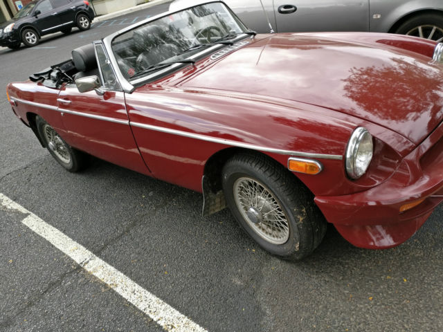 1975 MG MGB Convertible Rebuilt Engine Low Miles 1975 MG MGB