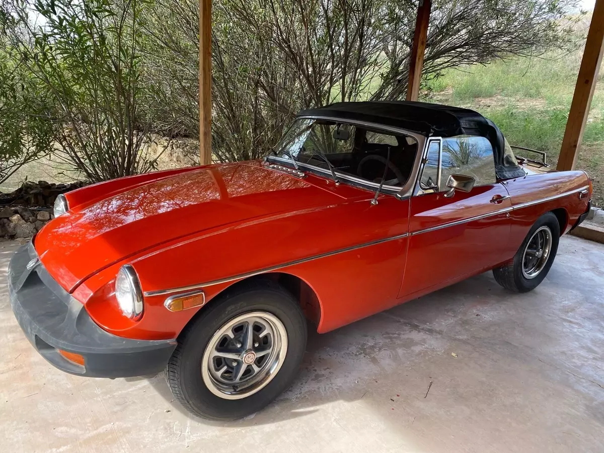1975 MG MGB Convertible Red 1975 MG MGB