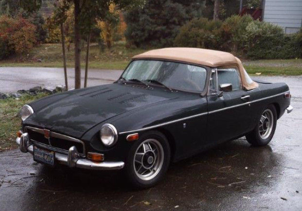 1975 MG MGB Chrome bumper conversion