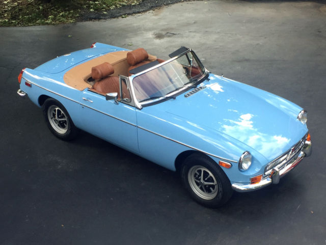 1975 MGB with Overdrive Transmission 1975 MG MGB Roadster