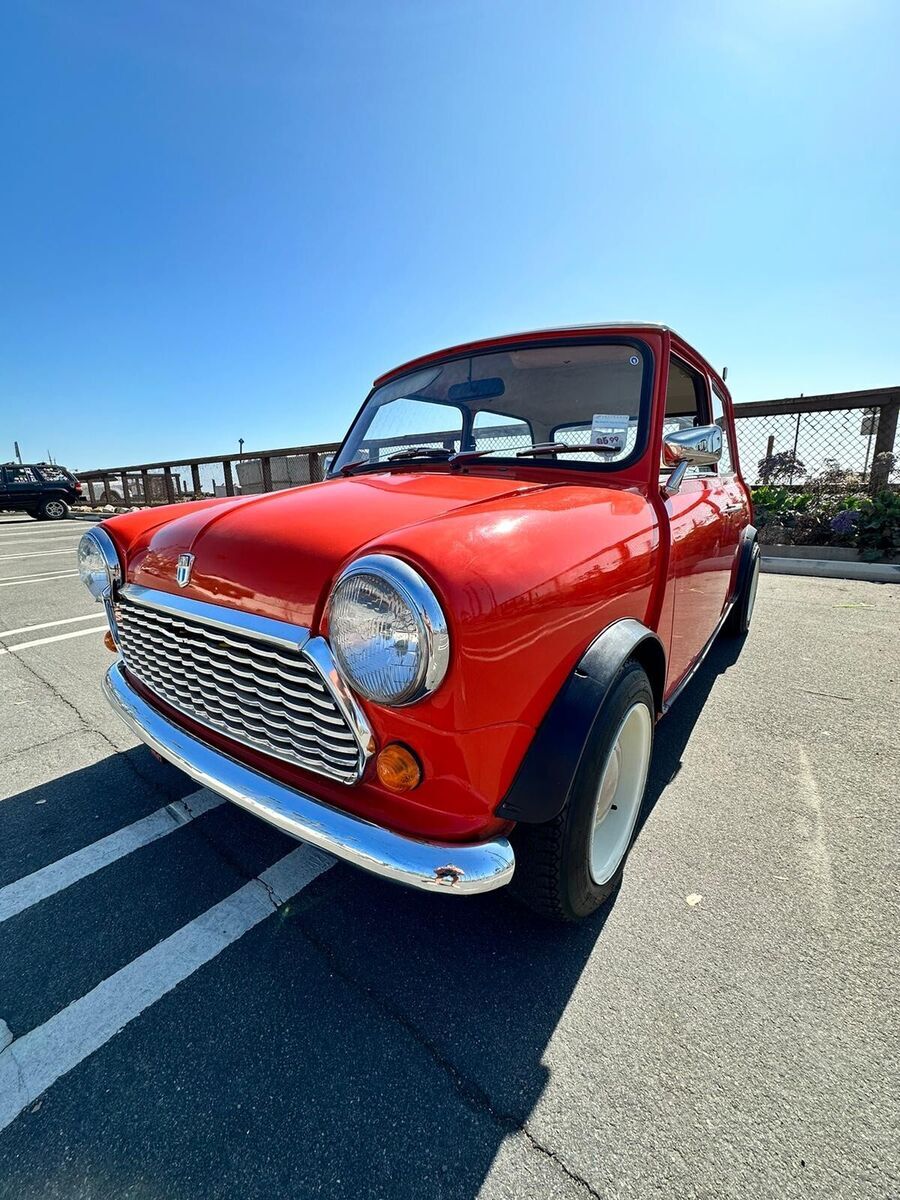 1975 Mini Cooper Coupe Orange FWD Manual Classic Mini 1975 Mini Cooper Classic Mini