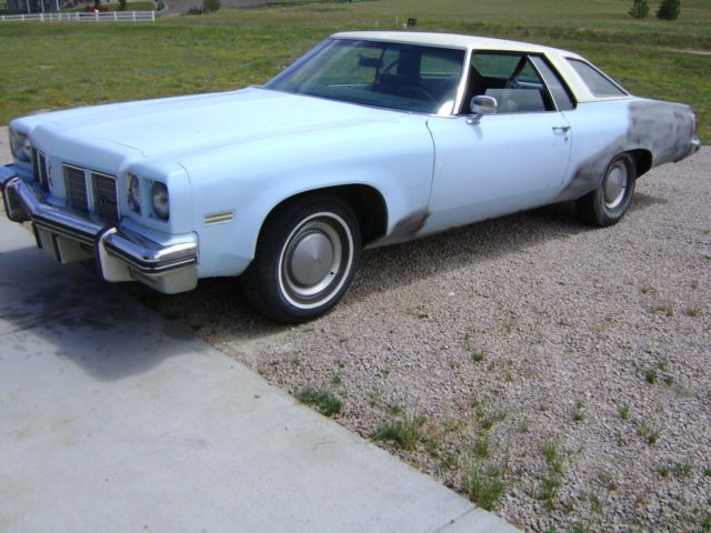 1975 Oldsmobile Delta 88 Coupe Good Running 455 TH400 Cold Air only 78430 Miles 1975 Oldsmobile Eighty-Eight coupe