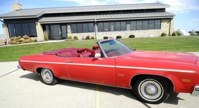 1975 Oldsmobile Delta 88 Royal Convertible Original car in great shape 1975 Oldsmobile Eighty-Eight Red