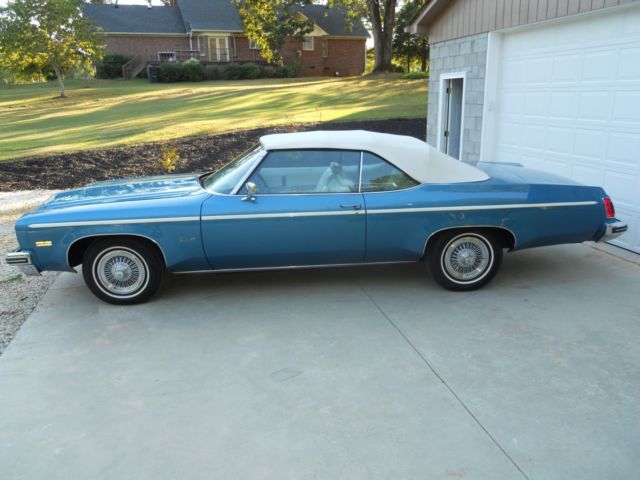 1975 Oldsmobile Delta 88 Royale Convertible Spectre Blue 1975 Oldsmobile Eighty-Eight